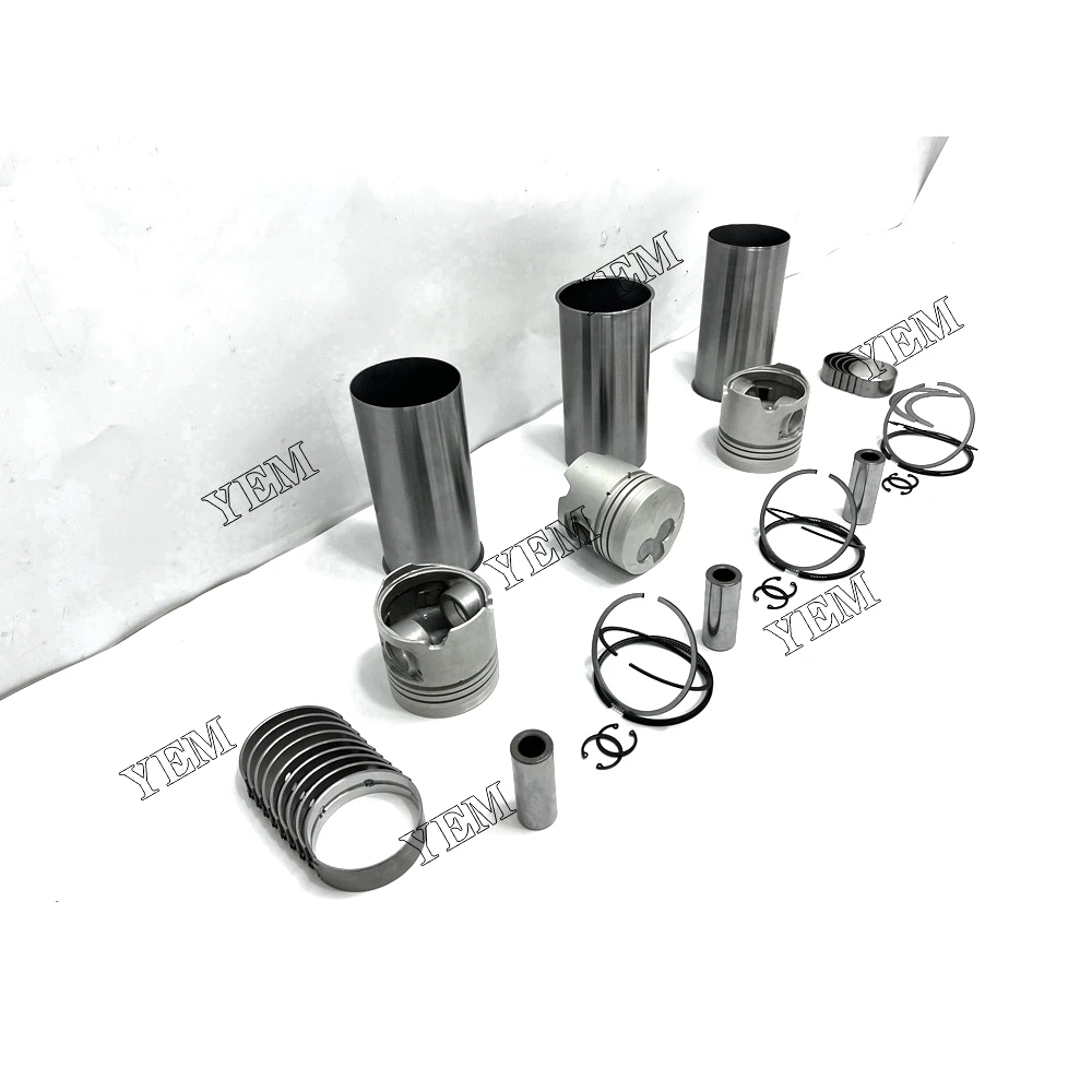 Cylinder Liner Kit With Bearing Set for Isuzu 3AD1 Engine Rebuild Kit 3