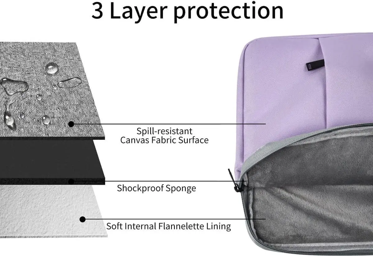 product 156 16 inch laptop case sleeve for hp 156 laptop computer bag carrying handbag with handle waterproof zipper-33