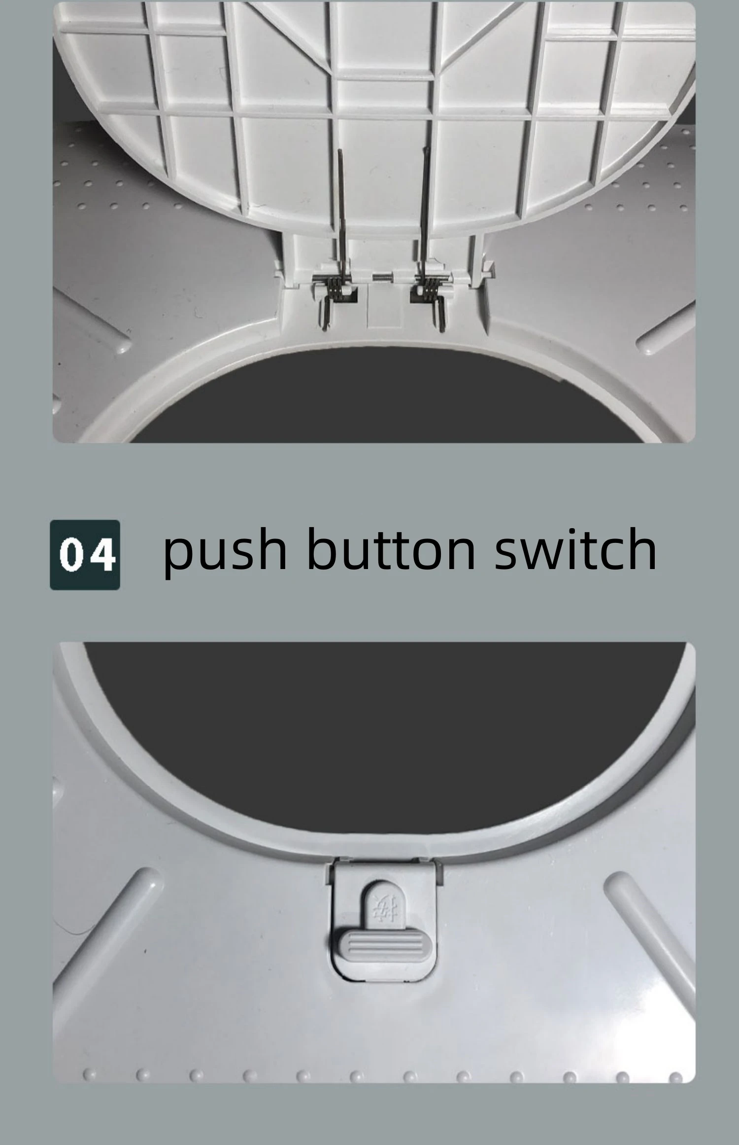 蹲式马桶翻盖式挡板家用马桶蹲式尿浴淋浴安全踏板除臭通用
