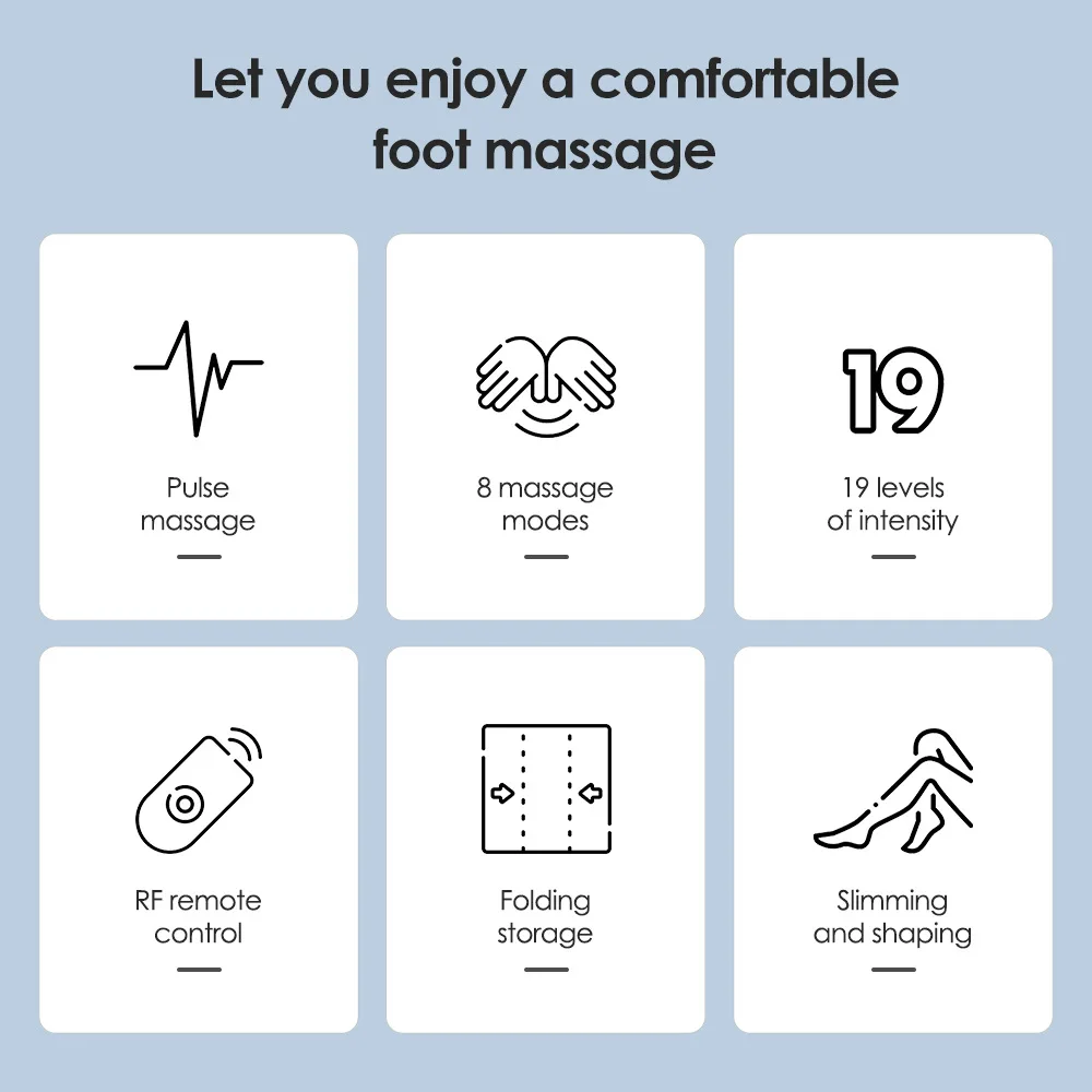 Custom Logo Foot Reflexology Tools Pressure Point Relax Feet Leg Relief Pain Foot Massage Mat With Remote Control