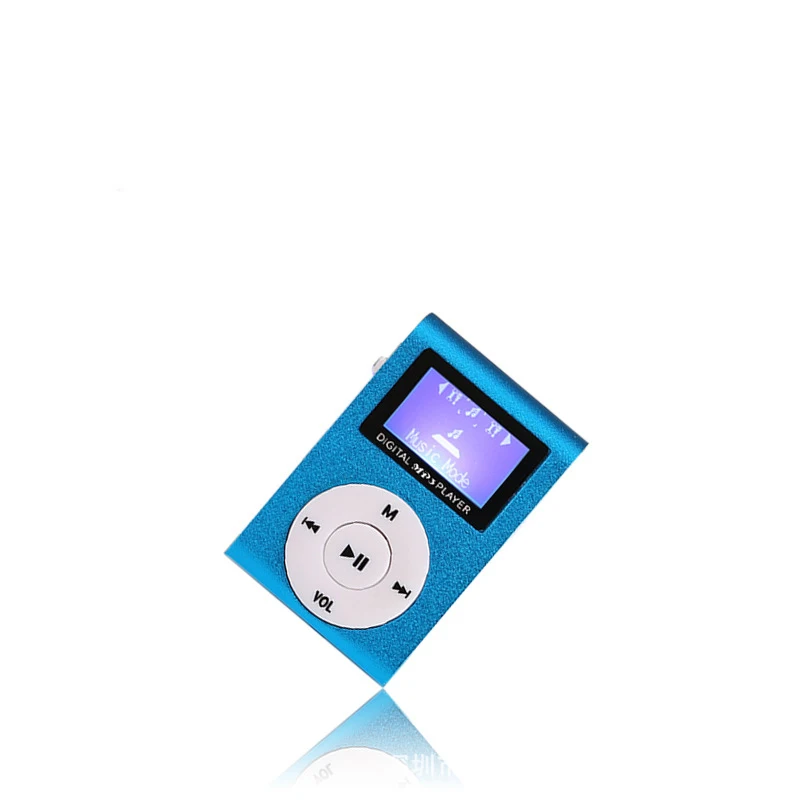 Metal Mini FM Clip MP3 Player FM MP3 Player With TF Card Slot