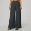 Fog Charcoal Graywide-leg pants