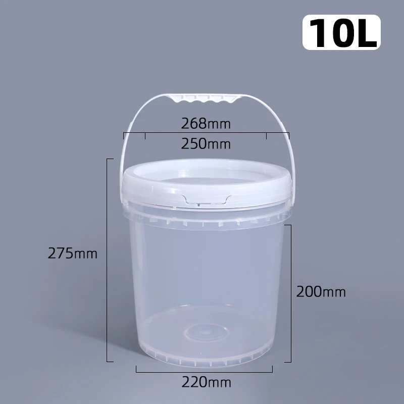 3L transparent pail of plastic rectangular bucket from China Suppliers -  121425737