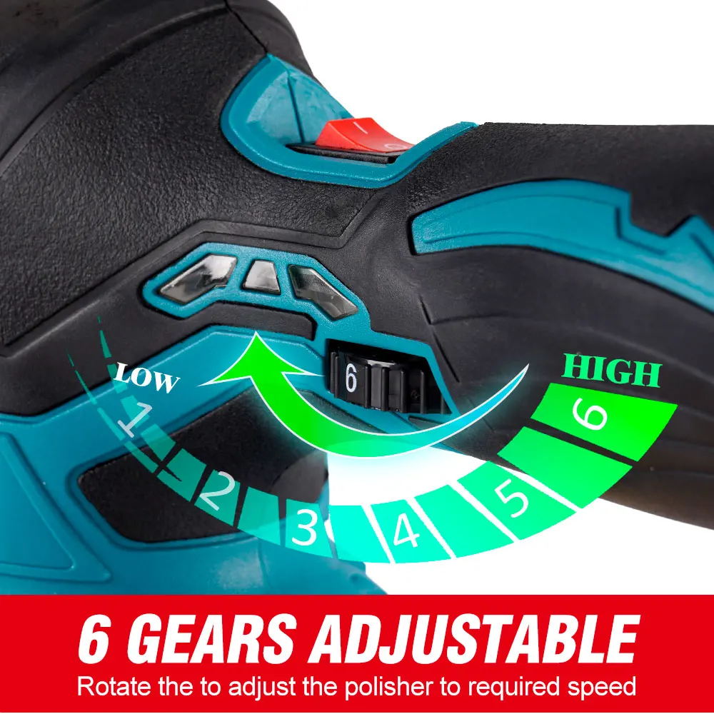 15 Mm Orbit 5inch Car Buffer Dual Action Polisher Maxshine Pro Polisher  For Car Care