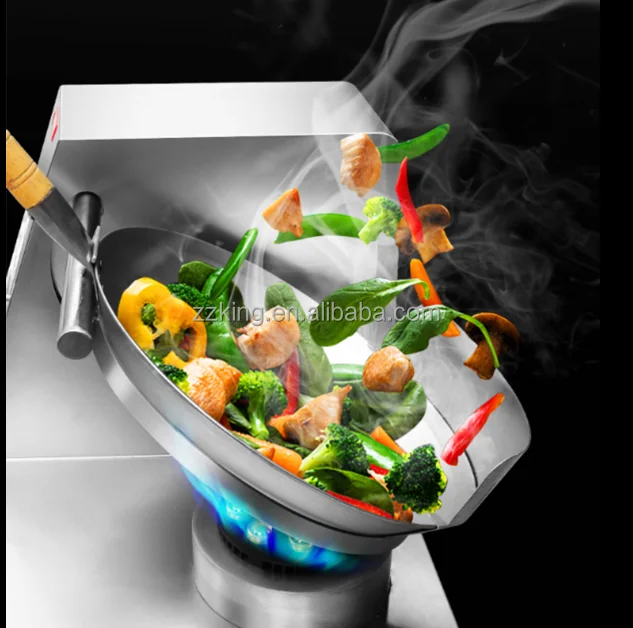 Source Robot wok rotatif industriel, machine de cuisine automatique pour  faire sauter le riz on m.alibaba.com