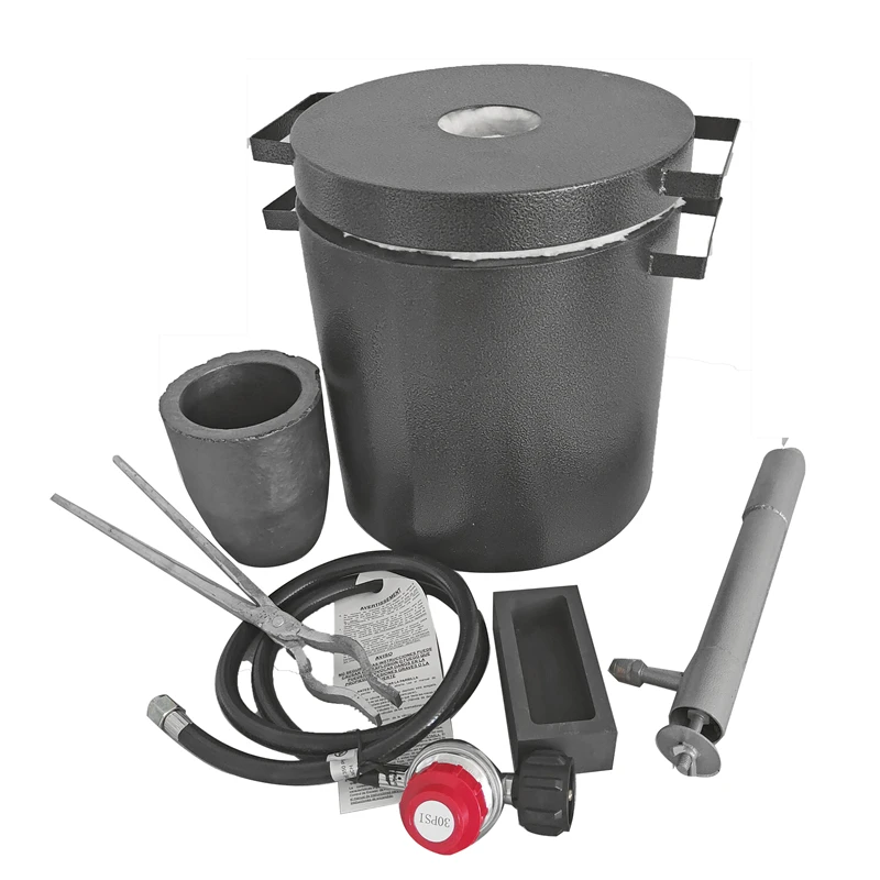 Manufacture Graphite Crucible 6kg 10 kg 12kg Customized Metal Smelting Furnace Aluminium Melting Furnace Metal Melting Furnace