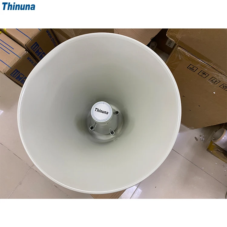 Thinuna HS-50B 50W Aluminum Outdoor Horn Speaker - Clear Sound
