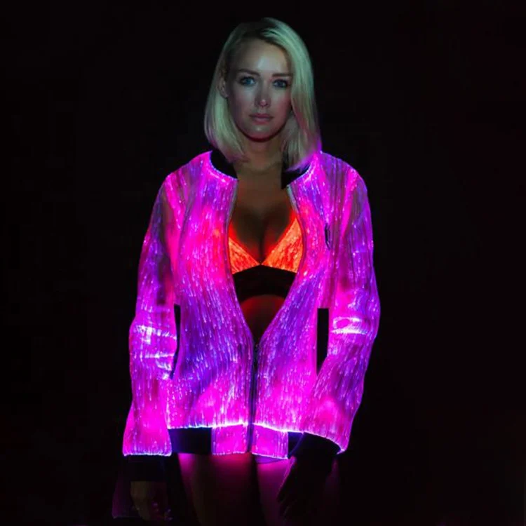 LED light up Jacket - Glow Party Jacket - Glow In The Dark Store