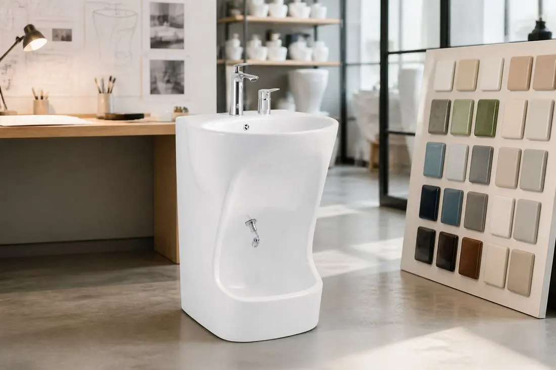 info-1-1 Custom OEM wudu basin with brand logo in a factory