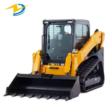 Chinese Manufacturer's Heavy Duty Mini Diesel Skid Steer Loader 2T 3T 4T Super Loading with Tracks Crawler Loader Type