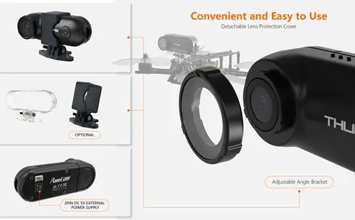 RunCam THUMB Mini Camera HD Action FPV 1080P 60FPS 9.8g 150FOV Gyroflow Stabilization for RC Drones DIY Parts