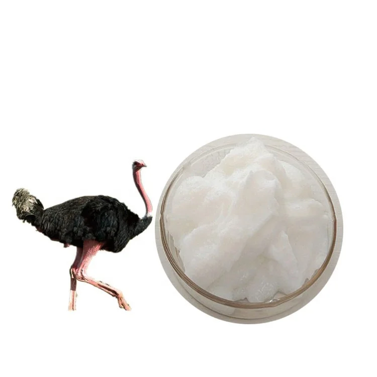 Косметическое 100% чистое натуральное страусиное масло класса для ухода за кожей, чистый эму крем с маслом