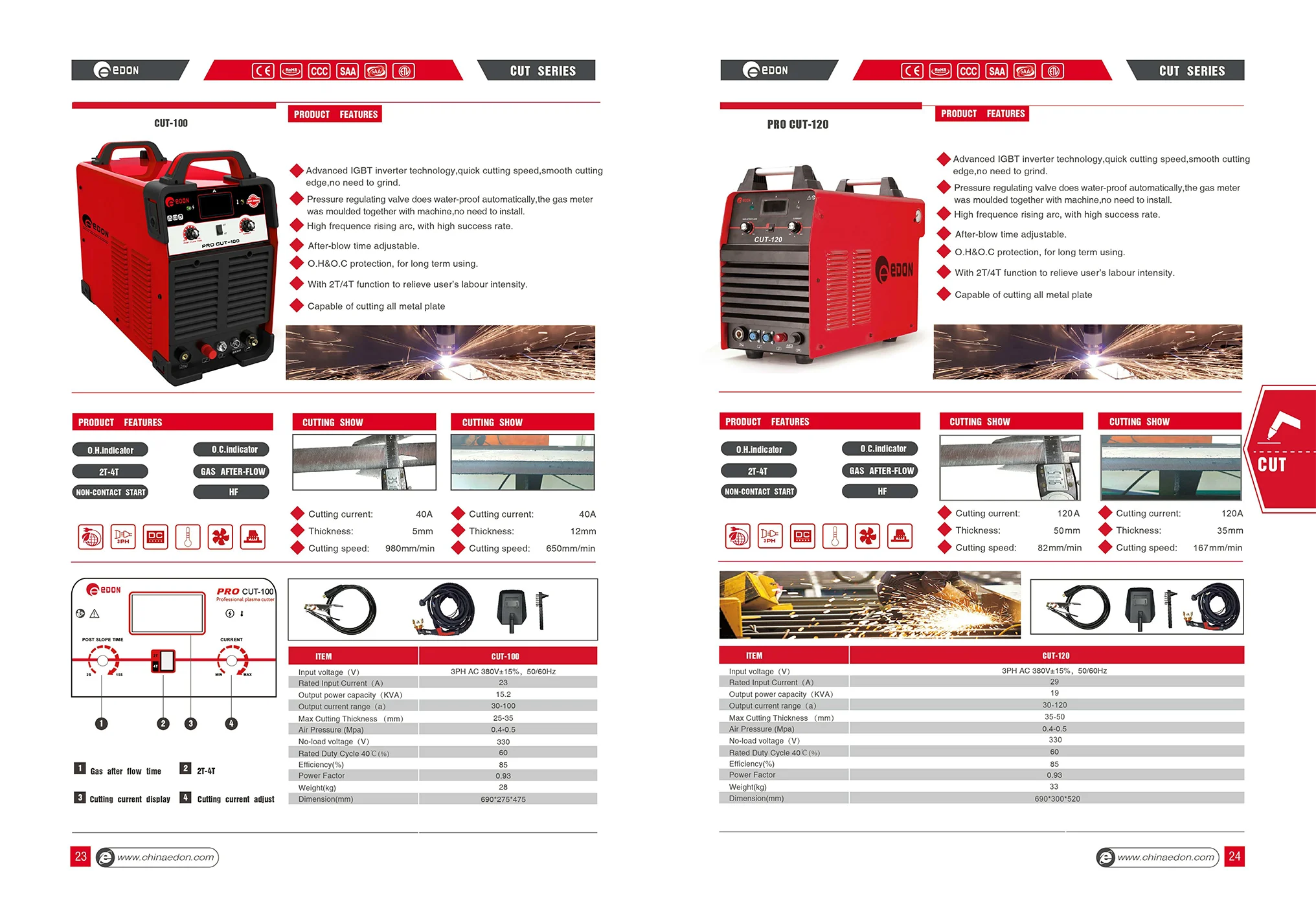 EDON Welding Machine Catalogue MMA, MIG, TIG, Plasma Cutter