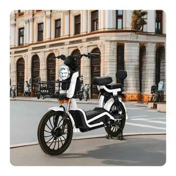 Green Initiative 48V Mini Electric Bicycle Electronic Zero Noise Pollution Motorcycle Factory Cheap Ev Scooter