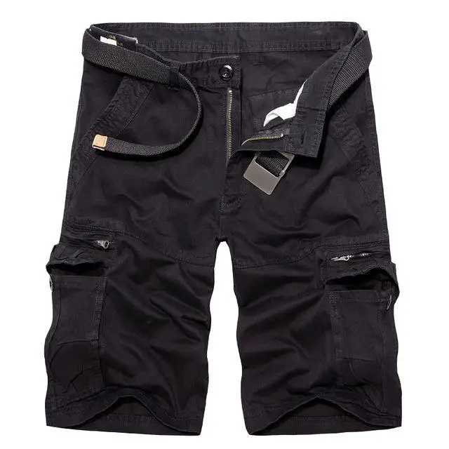 High Quality Custom Gym Summer Cargo Plus Size Men's Shorts Men Black Denim Shorts Men in Cargo Shorts658_voghion.com