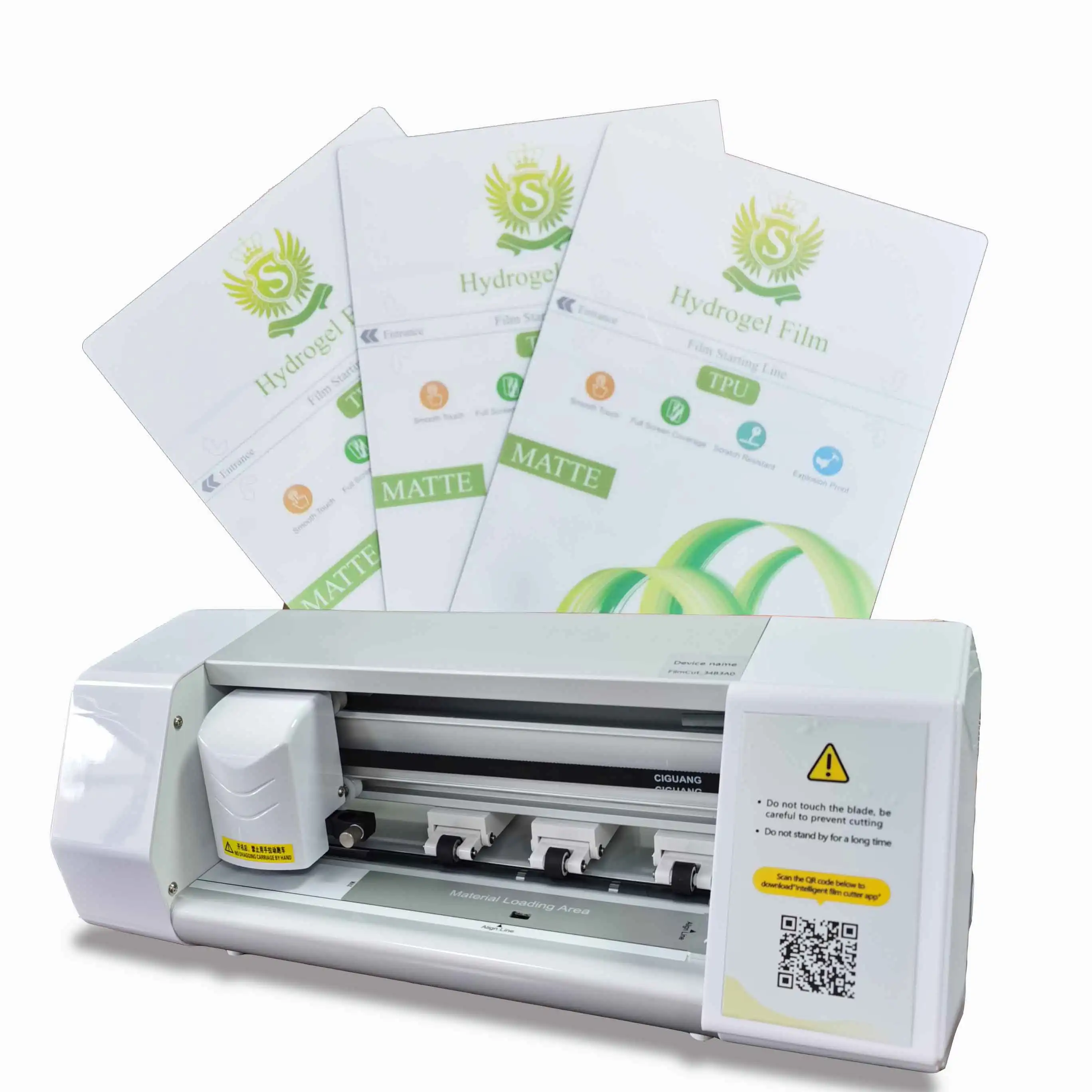 2022 New Automatic Tpu Hydrogel Mobile Phone Screen Protector Film Cutting Cutter Machine for Phone