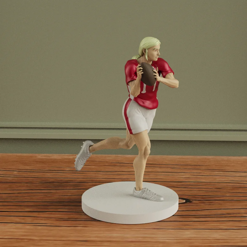 product custom football legends series resin statue action figure polyresin player sculpture for team spirit display case-6