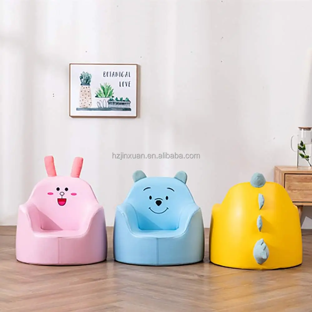 Leather Toddler Children's Sofa Bed Upholstered Couch Oem Lovely Shape Kids' Sofa Cute Mini