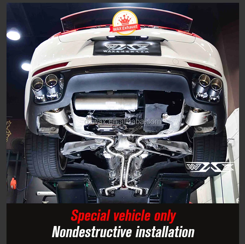 Exhaust Pipe Muffler  Exhaust System Cat-back For Porsche Panamera 970 971 Valvetronic Catback Exhaust