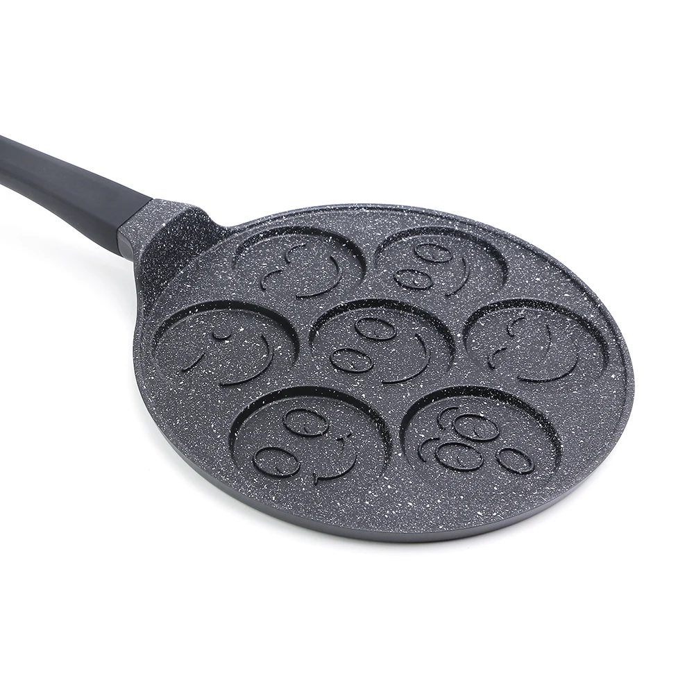 Korean BBQ Cast Iron Round Grill Pan Nonstick Cooking