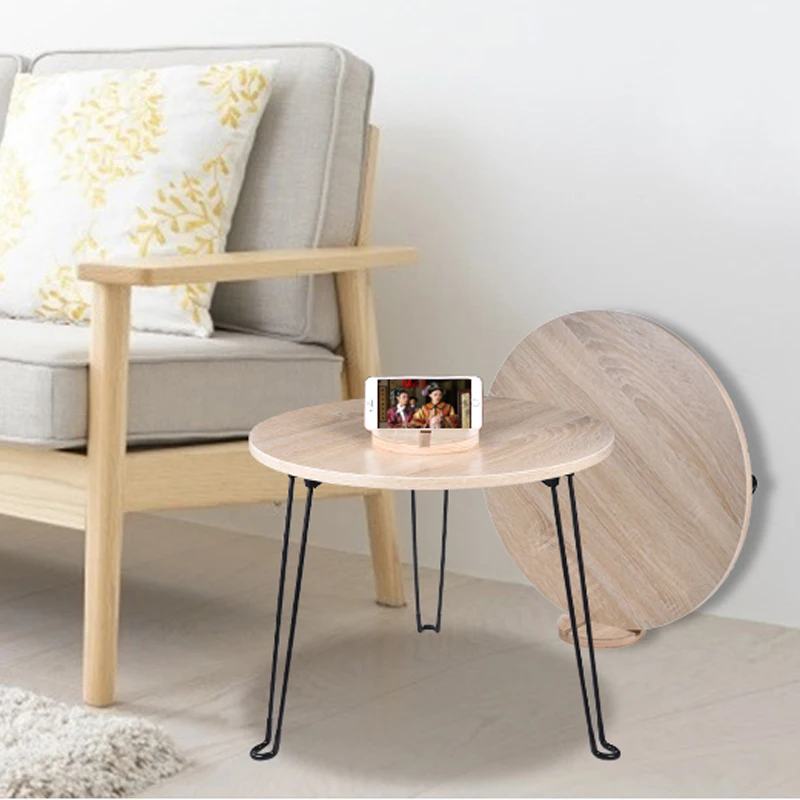 Latest Design Foldable Coffee Table Small Round Table Living Room Outdoor Laptop Table on Sell