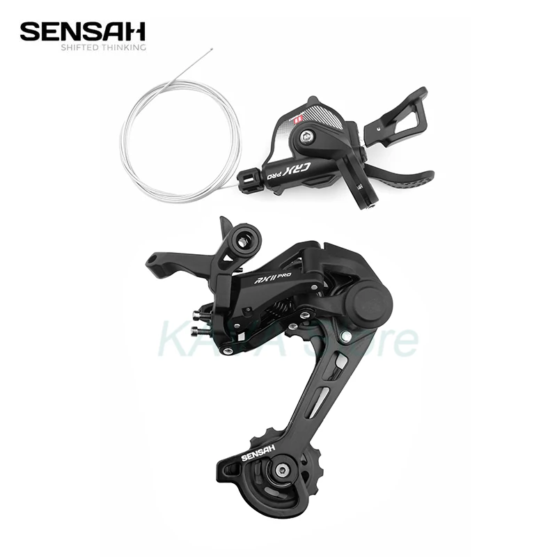 SENSAH CRX PRO 1X11S MTB Bike Trigger Groupset 11V Shifter Lever Rear Derailleur Switches High Performance Bicycle Transmission