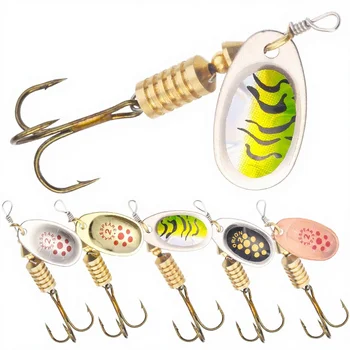 For Freshwater 5.8g 67mm Spinner Bait Printed Metal Lure for Ocean Boat Fishing River Lake Stream – Metal Jig – view 5