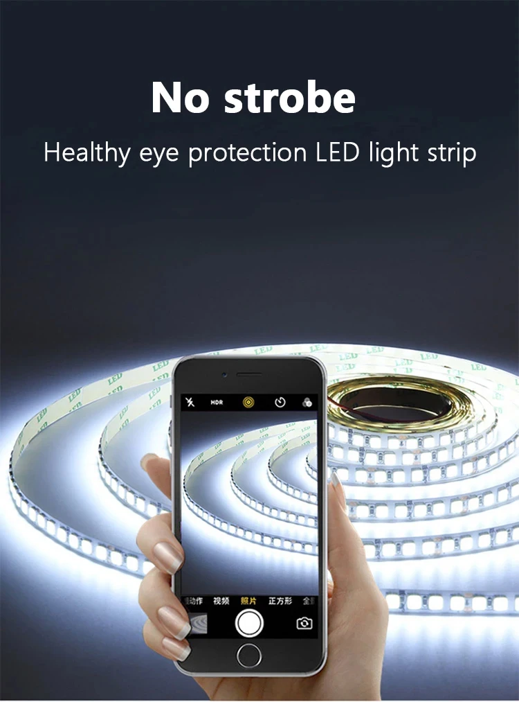 Smd Led Strip Light 5m 10m Dc 12v 24v Flexible 2835 Led Strip 120leds ...