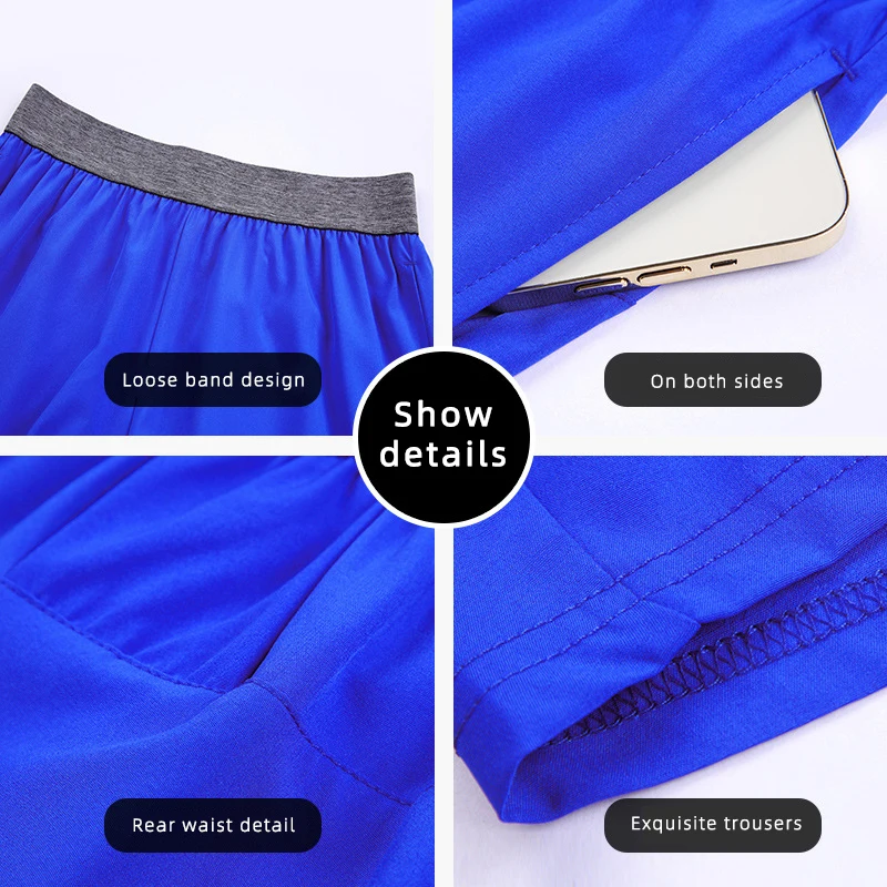 Fiess Herren Sommer Outdoor Schnelltrocknend Laufshorts Casual Quarter Sport Shorts935_voghion.com