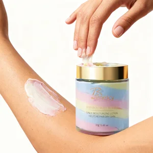 Rainbow Body Butter Natural Vegan Niacinamide Centella Asiatica Shea Butter Deep Repair Brightening and Soothing Moisturize