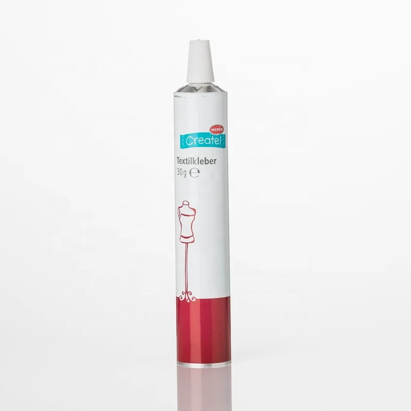 Customized Printing Holographic Stamping 90g Collapsible Hand Cream Cosmetic Aluminum Packaging Tube