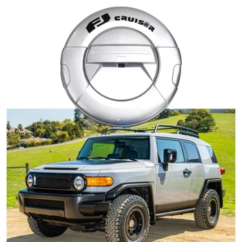 YBJ plastic rear spare tire covers OEM 64771-35030 64771-35032 for FJ CRUISER 2007-2016 ABS Thickened Spare Tyre Cover