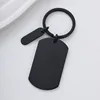Black 49 * 28mm+small strip+keychain