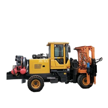 factory outlet hydraulic small 936/940 loader type highway road diesel hammer guardrail fence pile driver machine