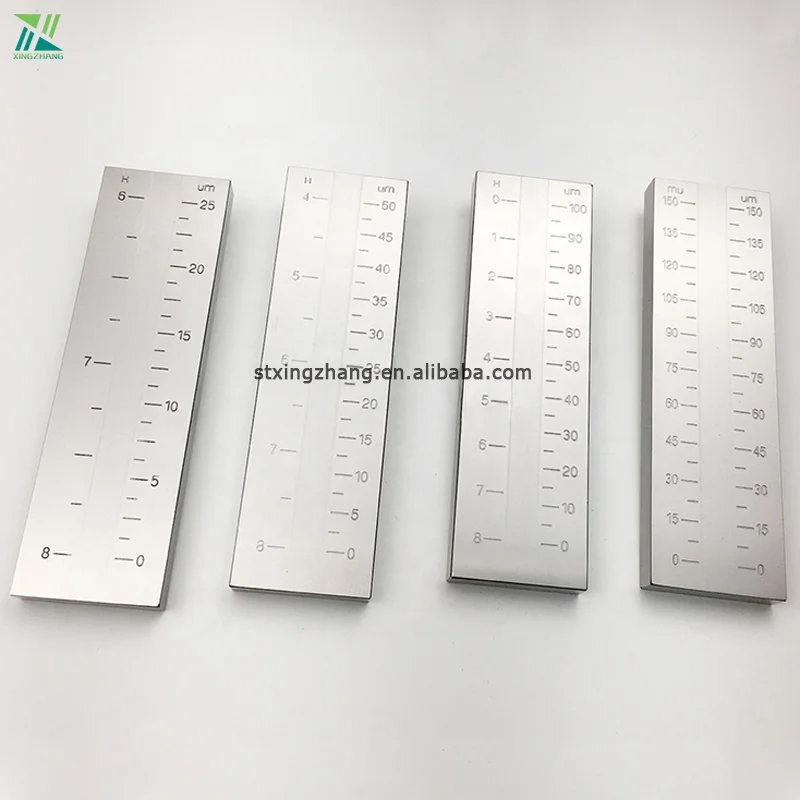 Calibro Di Macinazione Hegman A Scanalatura Singola 0-100um – Scala 5um