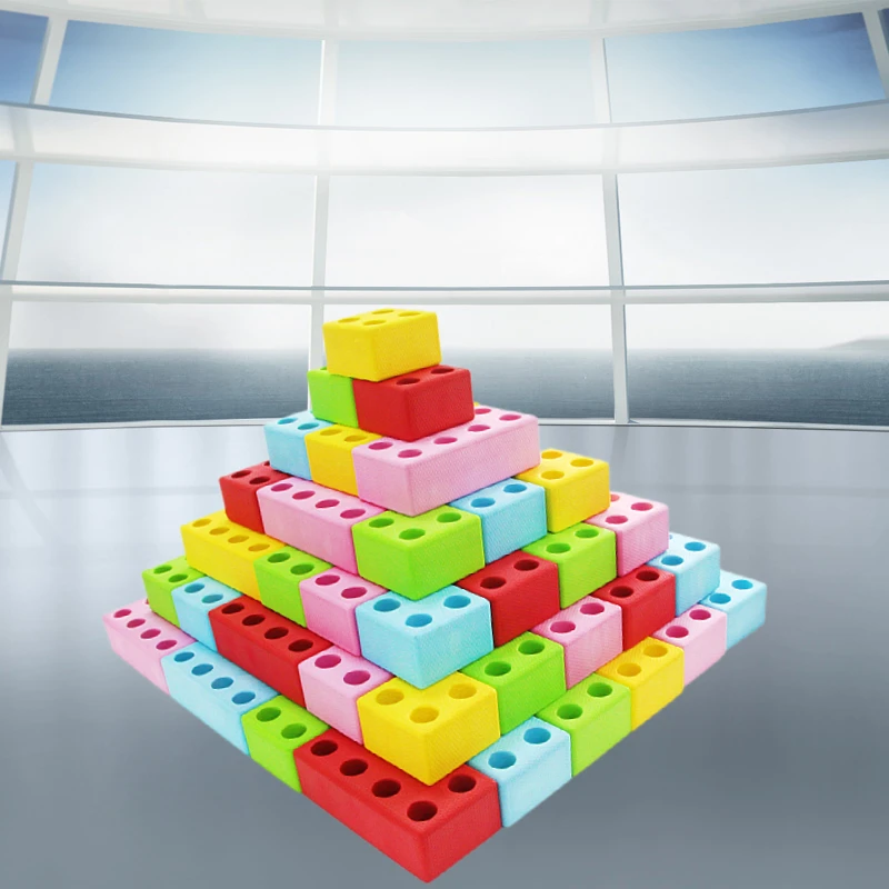Robot-Themed Infant Toddler Construction Building Blocks Educational ...