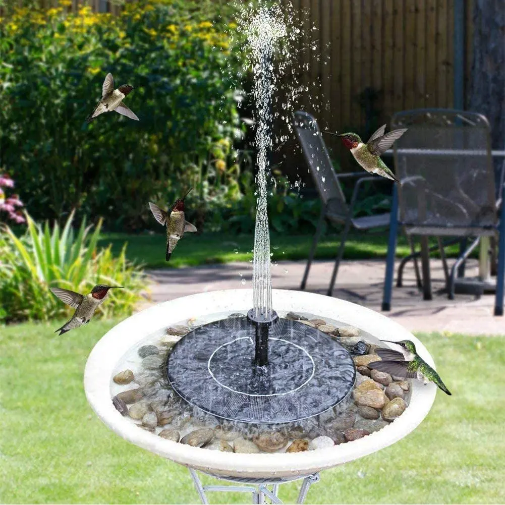Solar Floating Fountain With 6 Nozzles Solar Powered Micro Pump