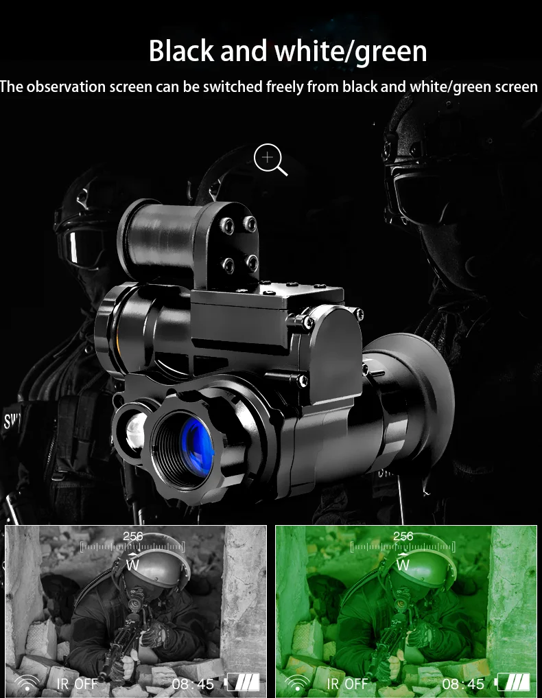 Best Military Digital Tactical Helmet Mounted Night Vision Monocular
