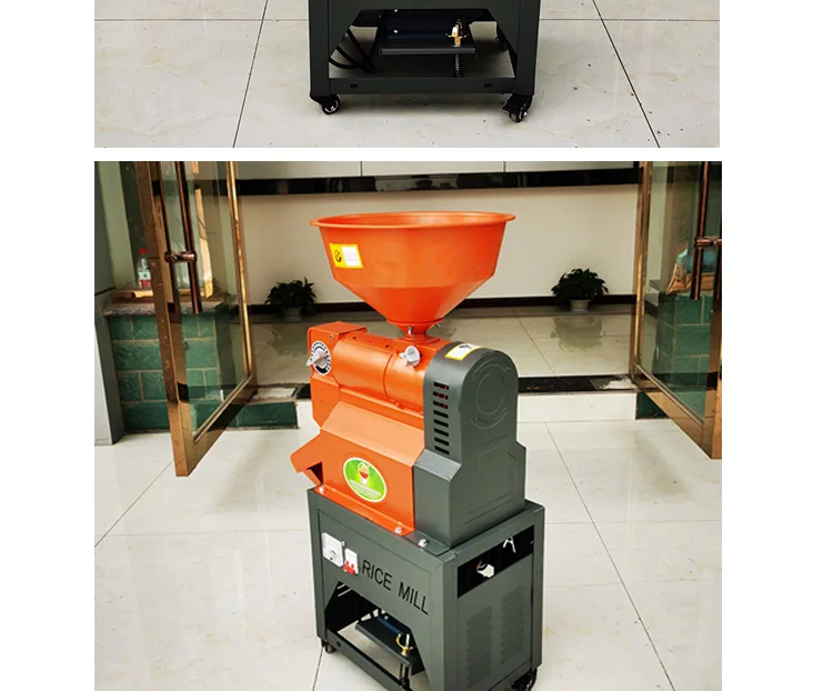 Heli Factory Price Mini Small Paddy Rice Mill Milling Husker Rice Whitening Machine Rice Huller Hulling Machine on Sale