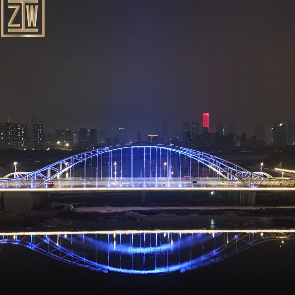 Heavy-Duty Welded Steel Structure ASTM Standard Cutting Bent Steel Bridge Custom Processing Service