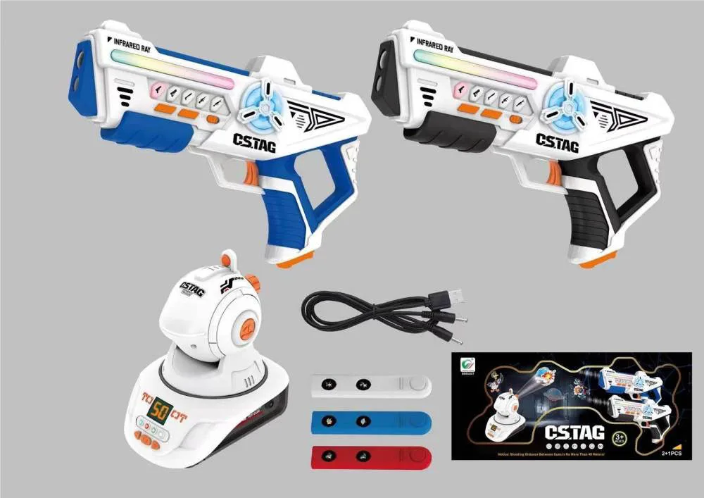Rechargeable Infrared Laser Tag Guns Fun for Kids Adults