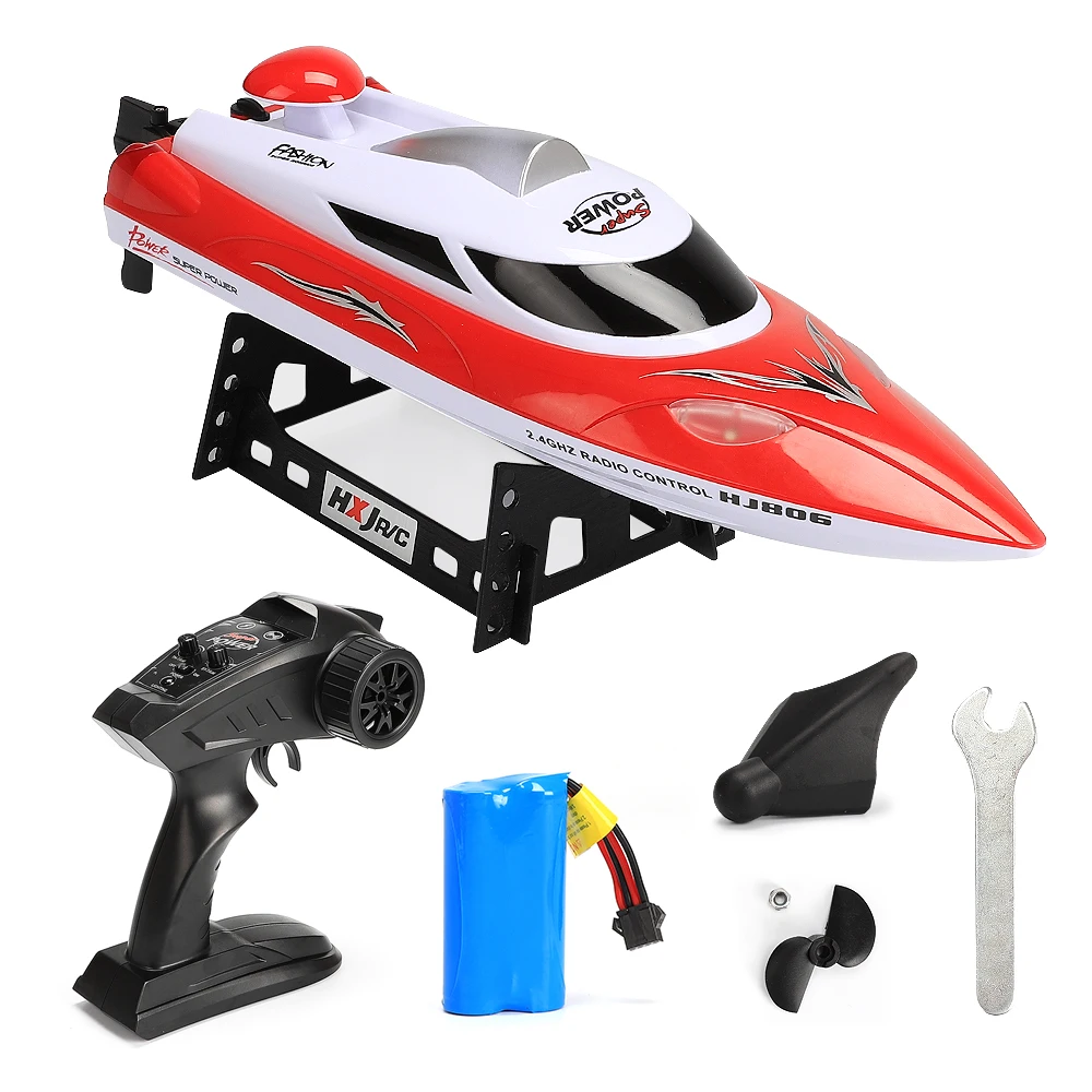 HJ806 High Speed Boat - 35km/h RC Racing Boat with Water Cooling