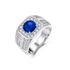 Bague classique en saphir