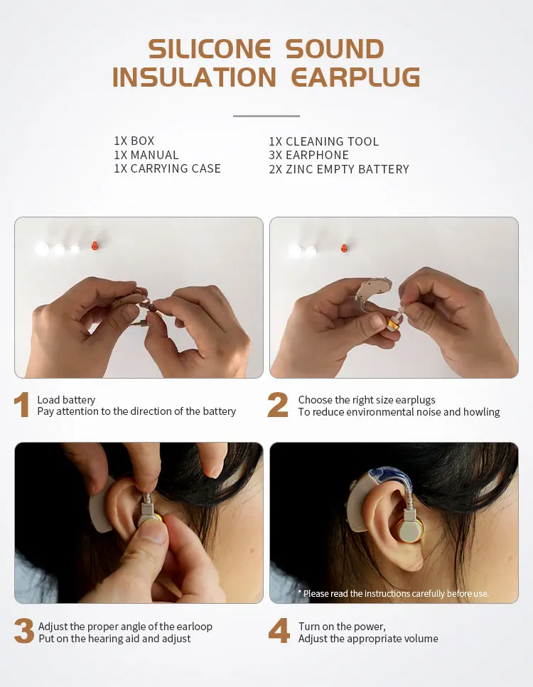 BTE Cheap Hearing Aid Amplify the sound for hearing loss manufacture