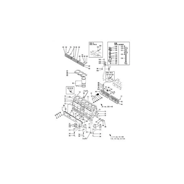 For Yanmar 6CHL 6CHL-N Engine Parallel Pin 10X20 22312-100200 Engine Parts for Sale