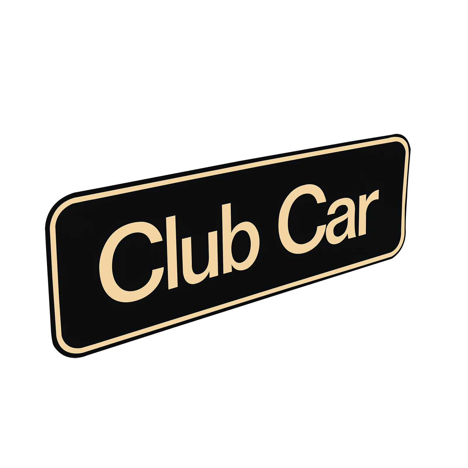 Golf Cart Front Name Plate For Club Car Tempo 47605590002/47605590001