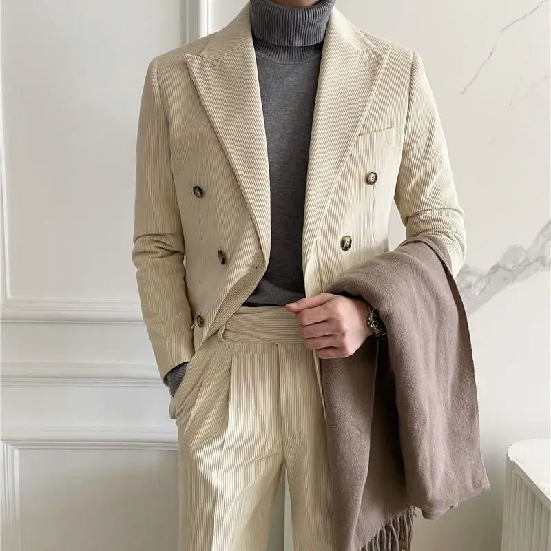 Giacca Da Uomo Daniele Alessandrini Monopetto In Velluto - G3640N11194 - 2