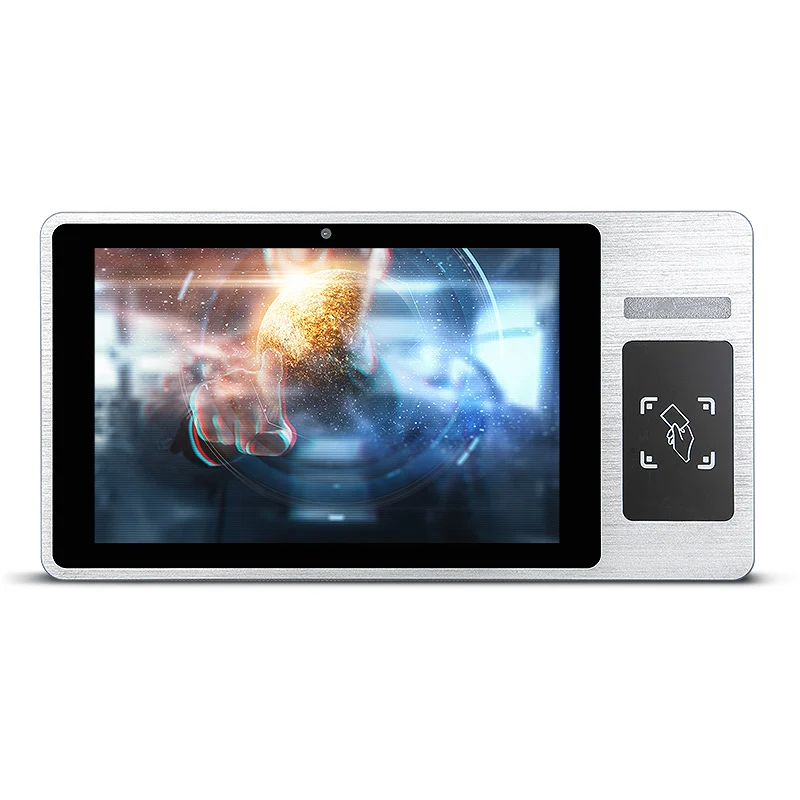Touchthink Industrial Android Panel Pc with Ic Card Reader Rfid Card Reader Biometric Fingerprint Recognition Device
