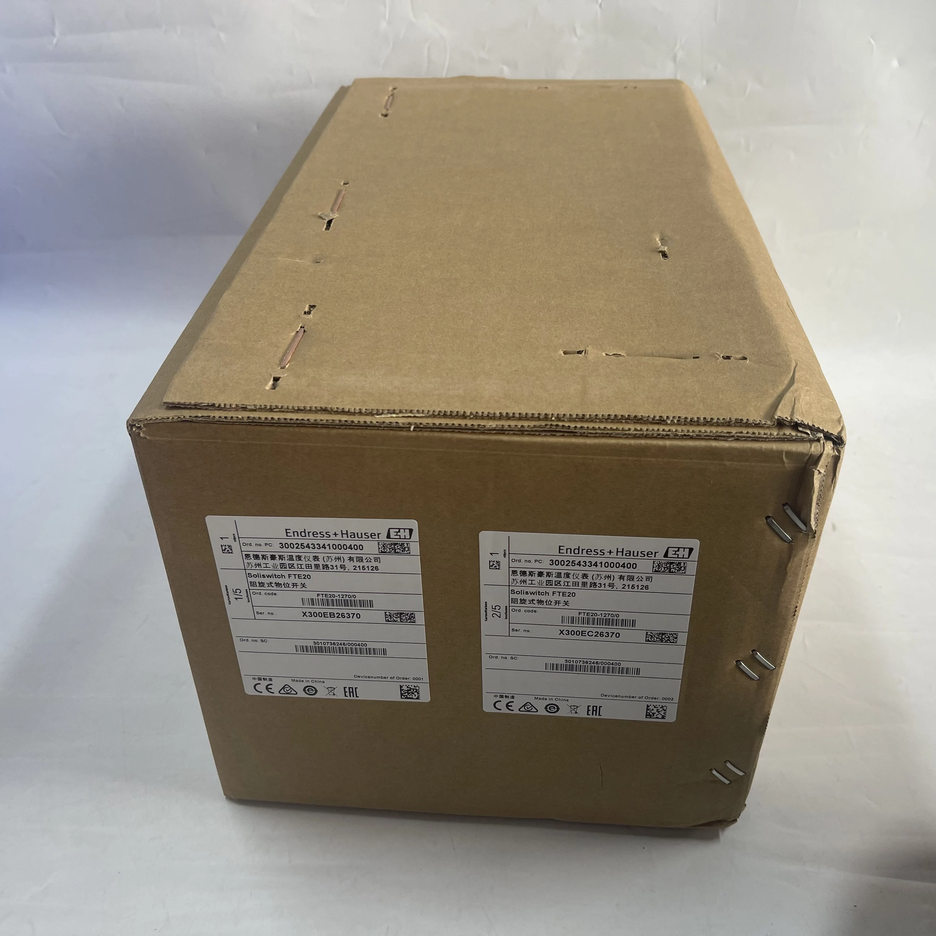 Endress+Hauser Product Type Unclear FTE20-1270/0 Endress+Hauser Product Type Unclear FTE20-1270/0