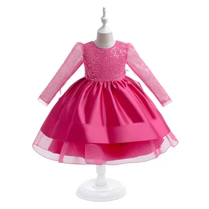 MQATZ Kids Girl Dress Gown Hot Sale Flower Girl Dress Party Birthday Dresses for Girls L5398